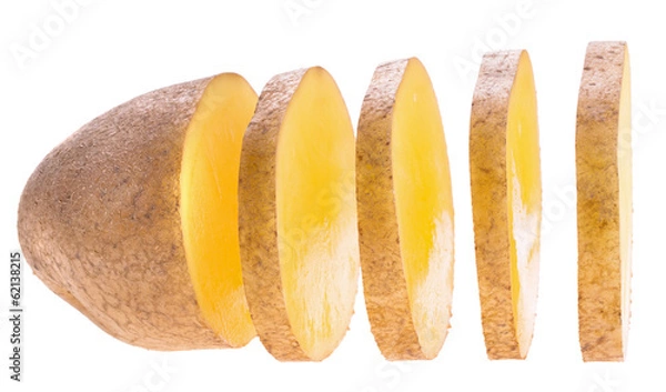 Obraz sliced potato