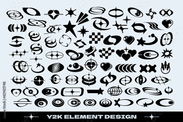 Obraz Y2k Element Design 01