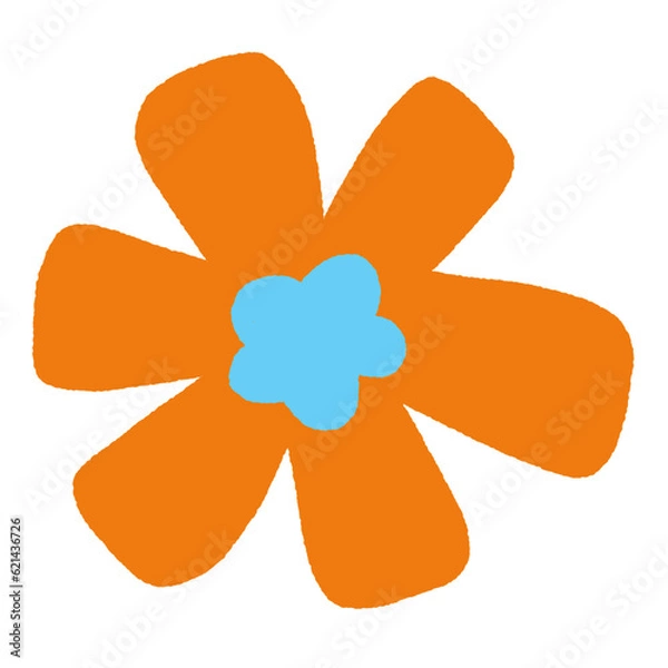 Obraz hand drawn spring flower 