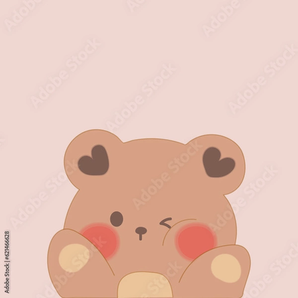 Obraz bear  background