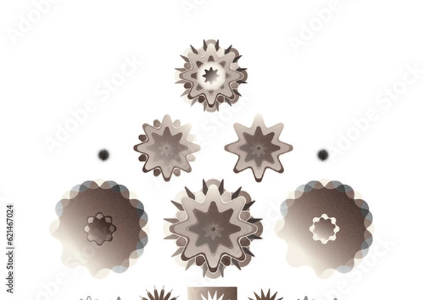 Obraz Grain on circular paattern