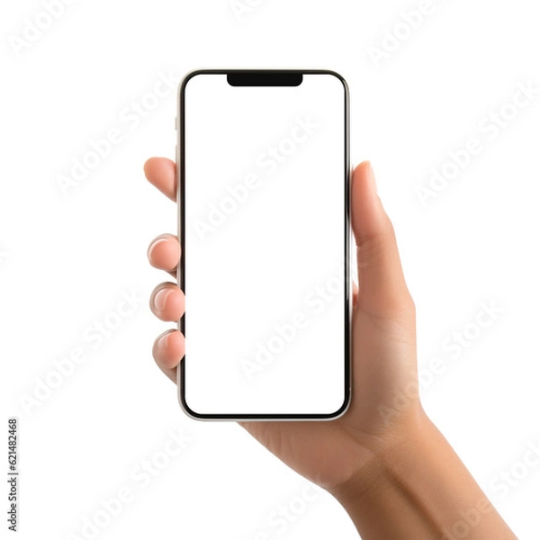 Obraz hand holding smartphone