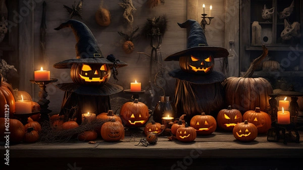 Obraz Halloween gifts, Generative Ai