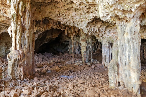 Fototapeta Exploration de grottes 