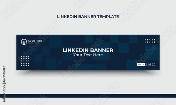 Obraz Professional Linkedin banner design template