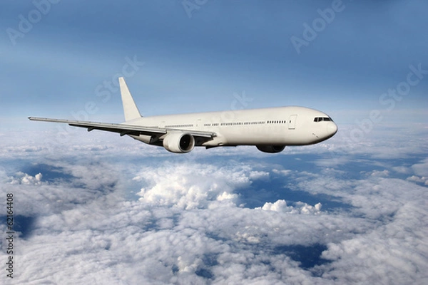 Obraz Plane above the clouds