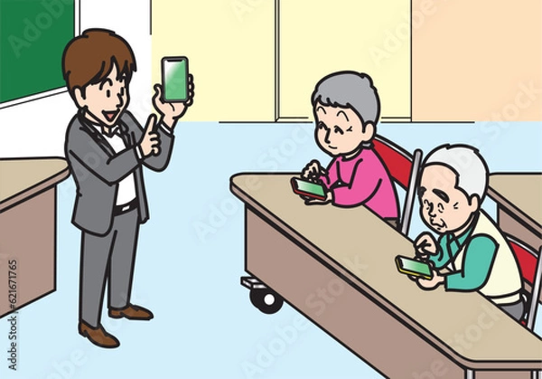 Obraz Smartphone workshop