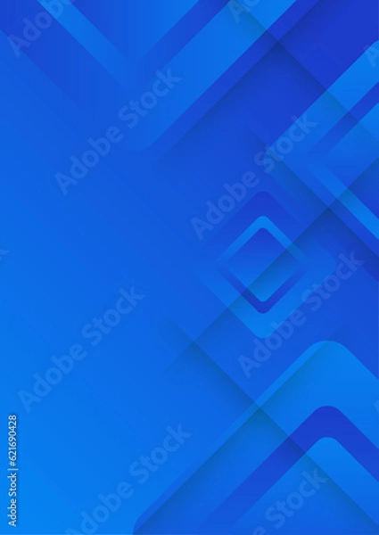 Fototapeta vivid gradient blue abstract geometri design background