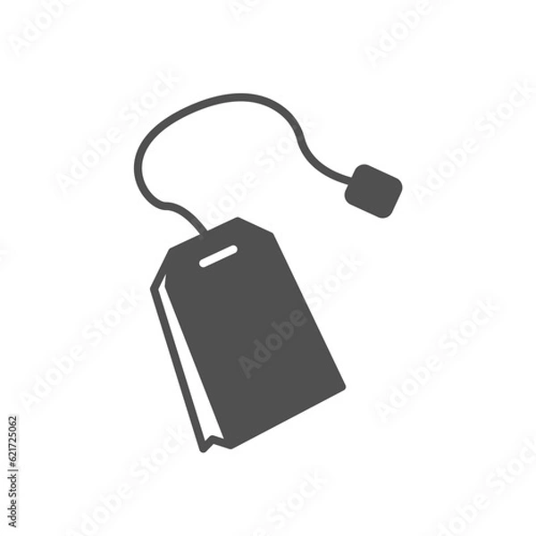 Fototapeta teabag icon design vector template