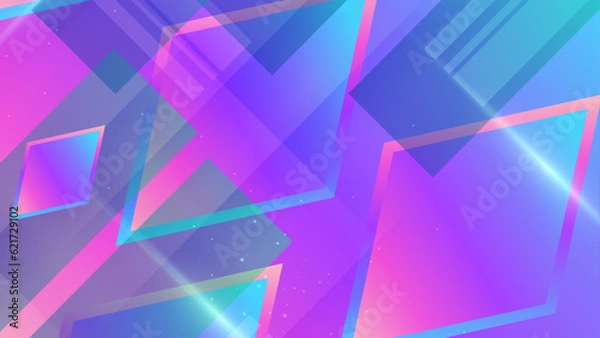 Obraz vector colorful background with rounded shapes