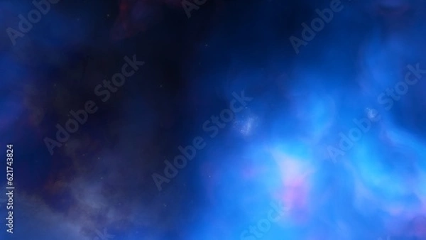 Fototapeta Deep space nebula with stars. Bright and vibrant Multicolor Star field Infinite space outer space background with nebulas and stars. Star clusters, nebula outer space background 3d render

