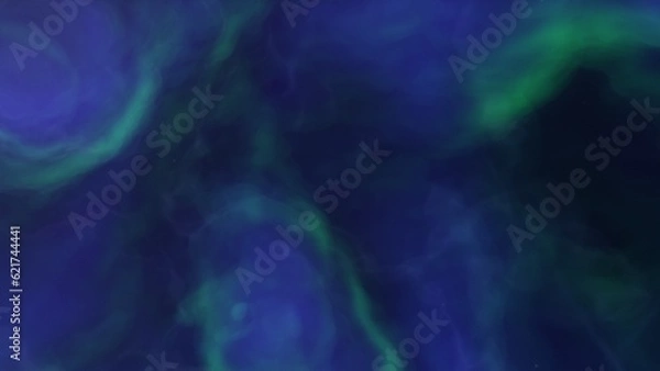 Obraz nebula gas cloud in deep outer space, science fiction illustration, colorful space background with stars 3d render
