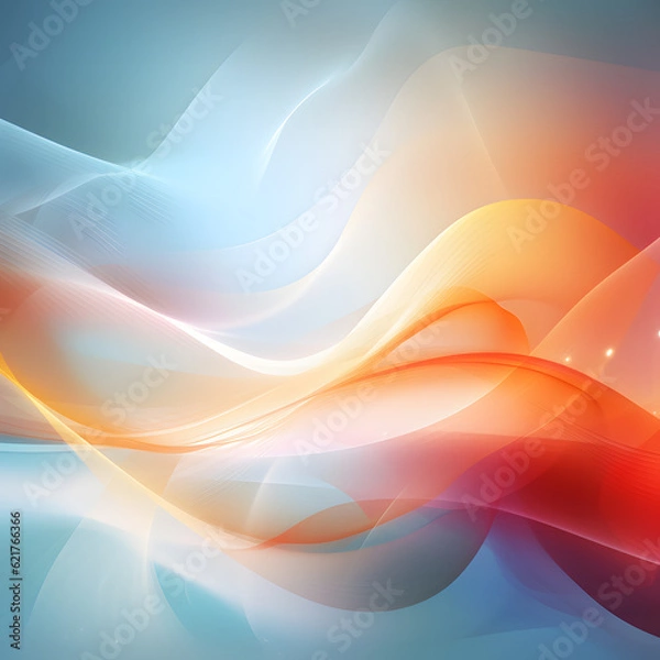 Fototapeta abstract background with waves