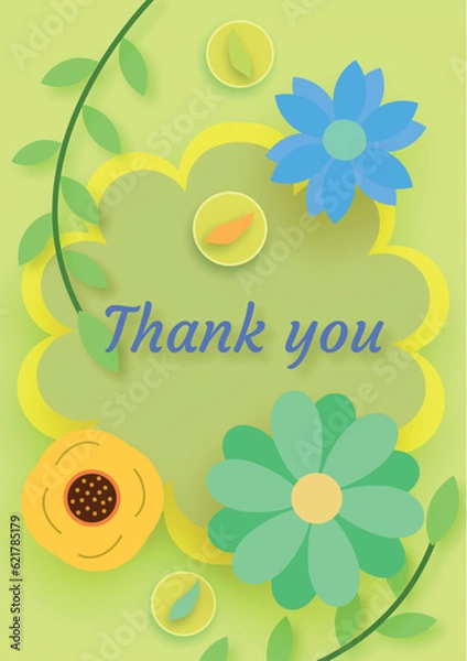 Obraz Flower postcard