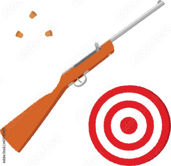 Fototapeta 射的のイラスト