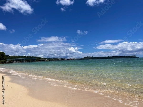 Fototapeta 沖縄の青い空と海
