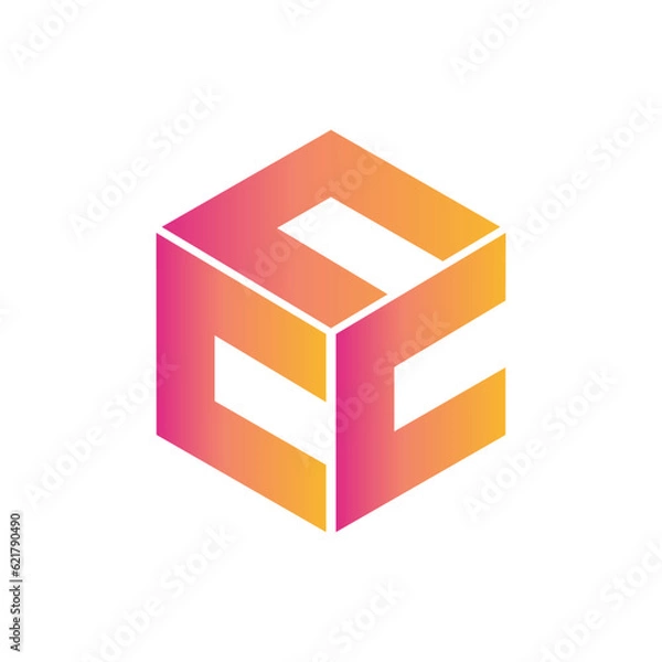 Fototapeta hexagon icon design vector template
