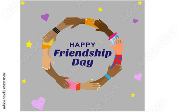 Obraz happy friendship day , friendship day , friendship