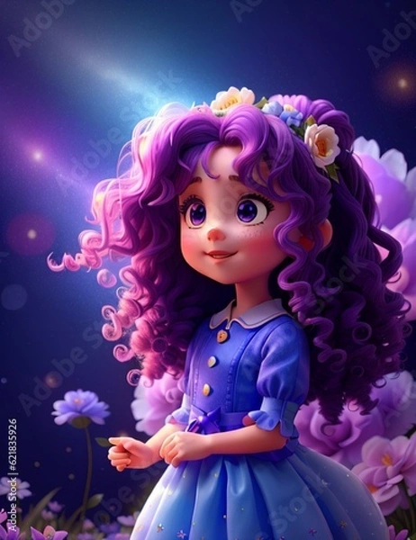 Obraz princess with a wand