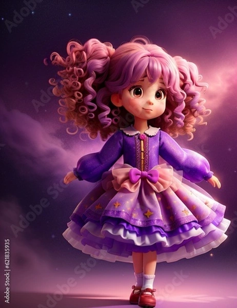 Obraz Littel lady dall