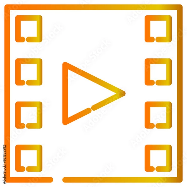 Fototapeta videos, video, media, internet, web, vector, digital, play, illustration, online, button, movie, icon, film, symbol, design, technology, player, screen, multimedia, communication, interface