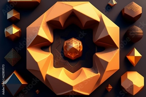 Fototapeta abstract orange background