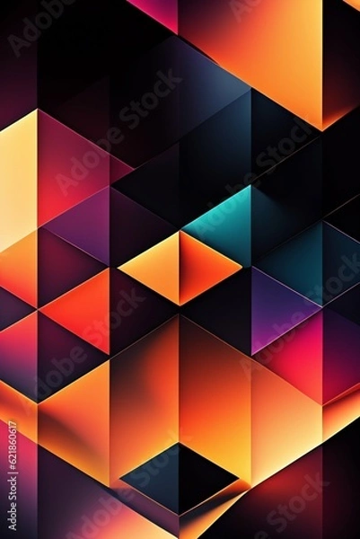 Fototapeta abstract geometric background