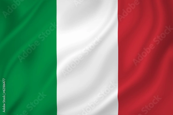 Fototapeta Italy flag