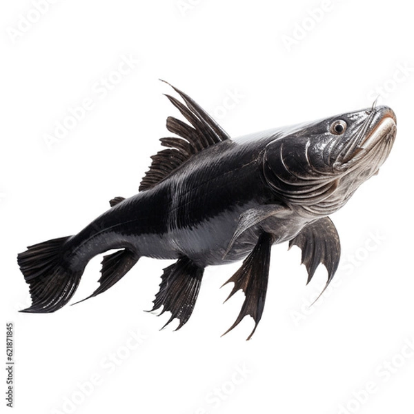 Obraz Catfish, isolated, no background
