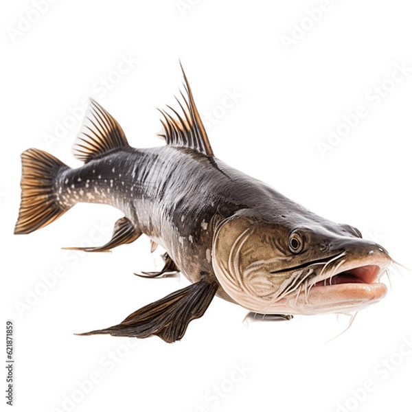 Obraz Catfish, isolated, no background