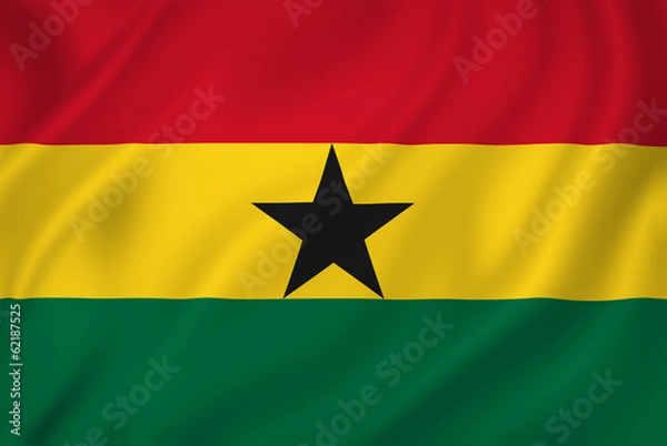 Obraz Flaga Ghany