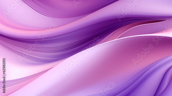 Fototapeta Abstract Purple curve shapes background. luxury wave. Smooth and clean subtle texture creative design. Suit for poster, brochure, presentation, website, flyer. vector abstract design element