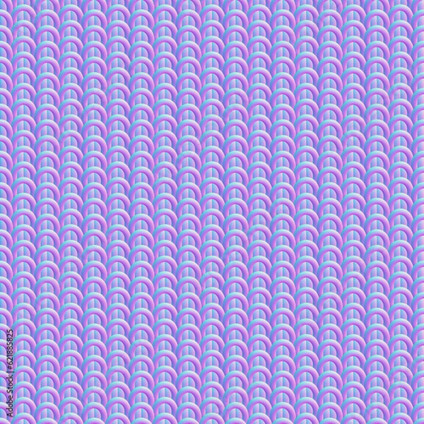 Fototapeta The background of the knit material. Normal map texture. And complete seamless pattern.