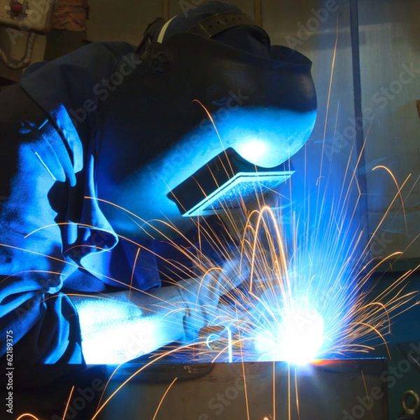 Obraz Schweißer  in der Fabrik
