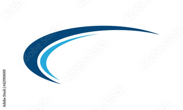 Obraz Swoosh logo vector image