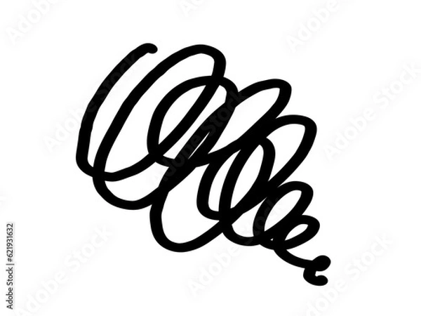 Fototapeta ぐるぐる悩むアイコン