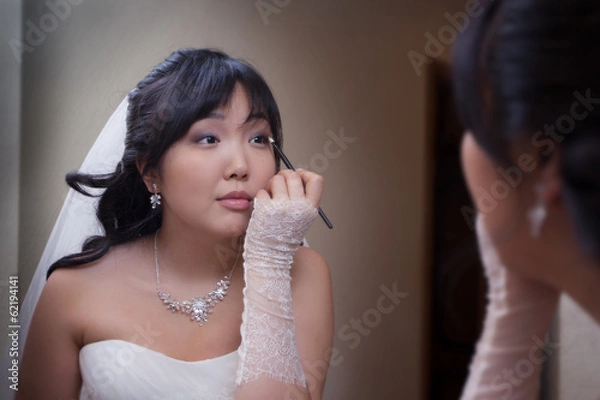 Obraz Pretty asian bride
