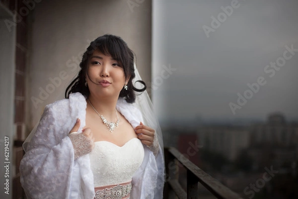 Obraz Pretty asian bride