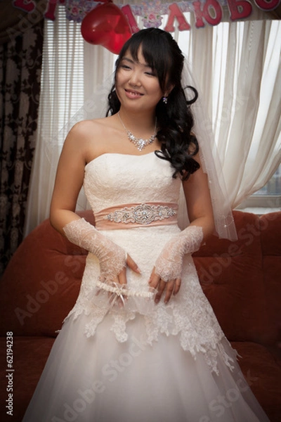 Obraz Pretty asian bride