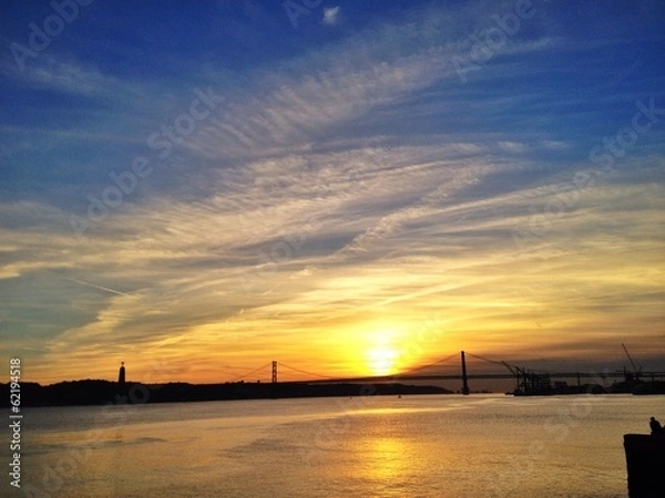 Fototapeta tramonto sul mare