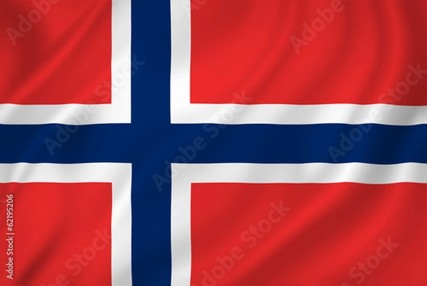 Obraz Flaga Norwegii