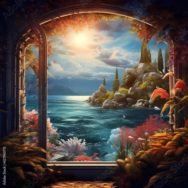 Obraz beautiful sea view