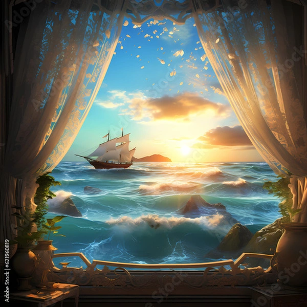 Obraz beautiful sea view