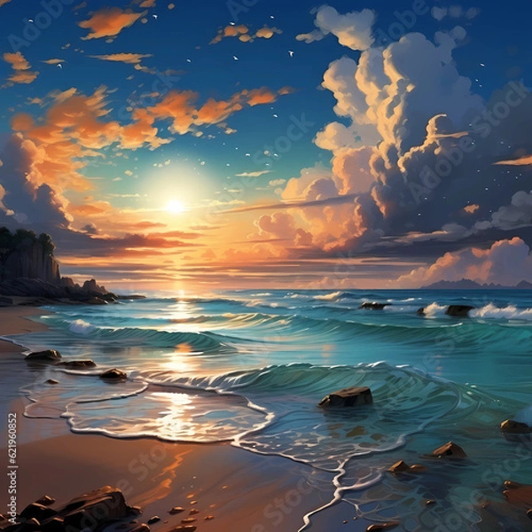 Obraz beautiful sea view