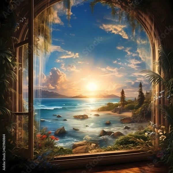 Obraz beautiful sea view