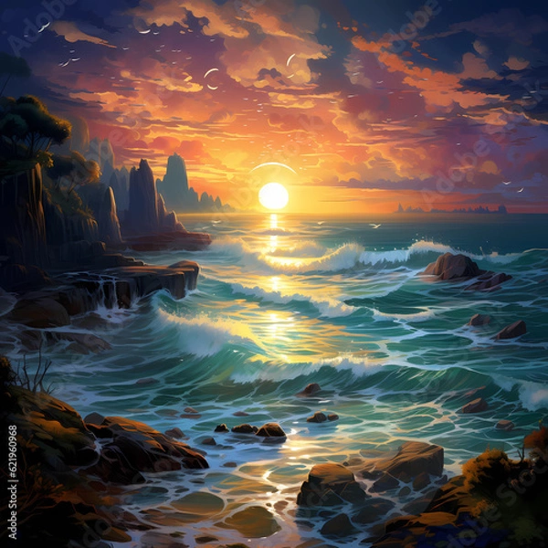 Obraz beautiful sea view