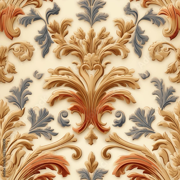 Obraz Seamless Vintage Texture: Timeless Patterns for Design and Decor