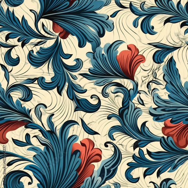 Obraz Seamless Vintage Texture: Timeless Patterns for Design and Decor