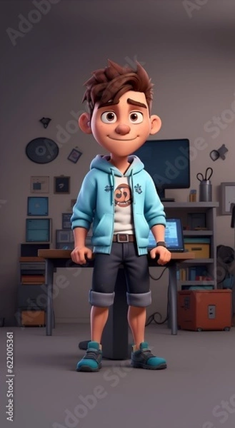 Obraz child playing with toys