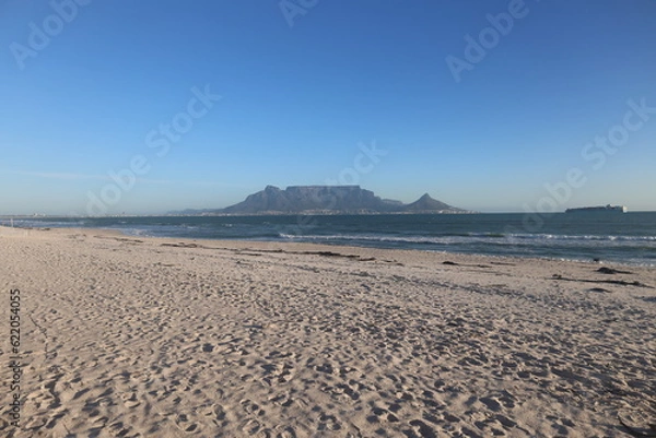 Obraz Table Mountain Cape Town taken from Blouberg across Table Bay